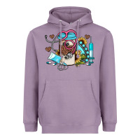 Lavender western sunflower gemstone nurse Heavyweight Hoodie - JahusDesignShop