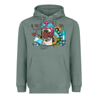 Sage western sunflower gemstone nurse Heavyweight Hoodie - JahusDesignShop