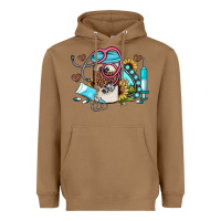 Toasted Coconut western sunflower gemstone nurse Heavyweight Hoodie - JahusDesignShop