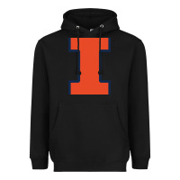 Black Illinois Fighting Illini, Merch Heavyweight Hoodie - linhVisuals