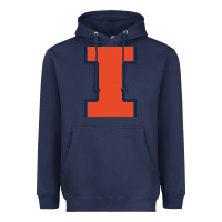 Navy Illinois Fighting Illini, Merch Heavyweight Hoodie - linhVisuals