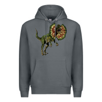 Rock Dilophosaurus Premium Hoodie - LillyAllenDesigns