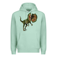 Seafoam Dilophosaurus Premium Hoodie - LillyAllenDesigns