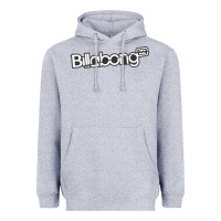Heather Grey BILLABONG LIGHT Heavyweight Hoodie - linhVisuals