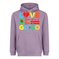 Lavender #love dc go go Heavyweight Hoodie - linhVisuals