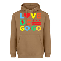 Toasted Coconut #love dc go go Heavyweight Hoodie - linhVisuals