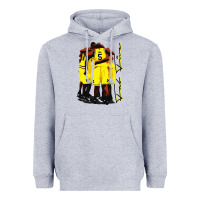 Heather Grey fab 5 Heavyweight Hoodie - linhVisuals