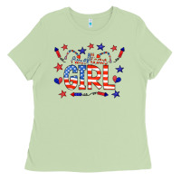 Matcha all american girl doodle letters Ladies Tee - CowCowDesign
