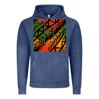 Vintage Denim african tribal seamless pattern Vintage Hoodie - BundleAndBundleShop