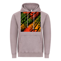African Tribal Seamless Pattern Vintage Hoodie | Teevron