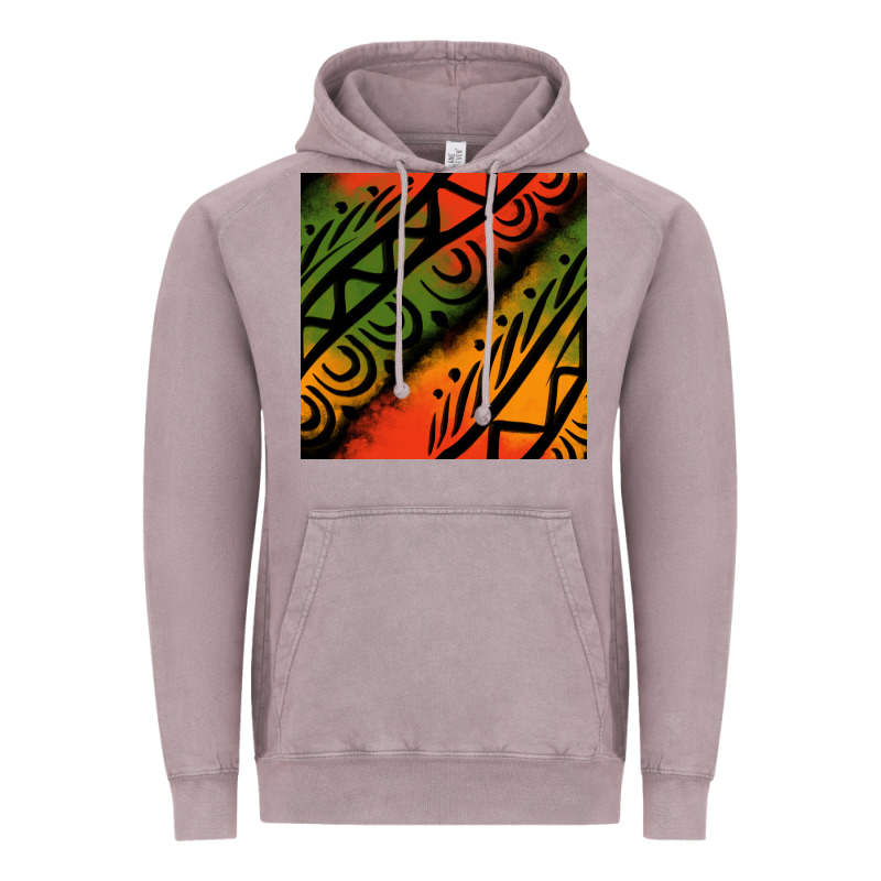 African Tribal Seamless Pattern Vintage Hoodie by BundleAndBundleShop | Teevron