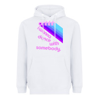 White ohhhhh i wanna dance with somebody Heavyweight Hoodie - linhVisuals