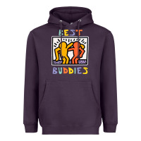 Plum best buddies has landed Heavyweight Hoodie - linhVisuals