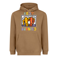 Toasted Coconut best buddies has landed Heavyweight Hoodie - linhVisuals