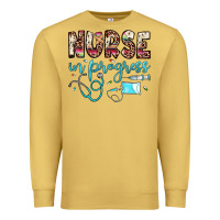 Antique Gold nurse in progress Premium Sweatshirt - JahusDesignShop