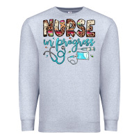 Heather Grey nurse in progress Premium Sweatshirt - JahusDesignShop