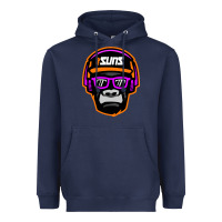 Navy #suns jammin gorilla Heavyweight Hoodie - linhVisuals
