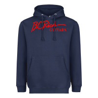 Navy bc rich guitar Heavyweight Hoodie - linhVisuals