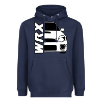 Navy W R X cars Heavyweight Hoodie - linhVisuals
