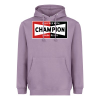 Lavender champion spark plugs company Heavyweight Hoodie - linhVisuals