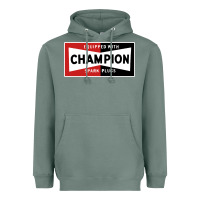 Sage champion spark plugs company Heavyweight Hoodie - linhVisuals