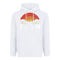 White retro zion national park us vintage utah adventure hiking Heavyweight Hoodie - linhVisuals