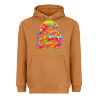 Meerkat psychedelic t  shirt psychedelic dream t  shirt Heavyweight Hoodie - linhVisuals