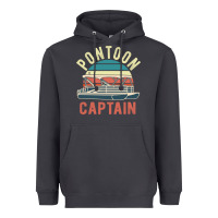 Smoke pontoon captain vintage boating party funny gift for pontooning lover Heavyweight Hoodie - linhVisuals