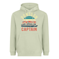 Matcha pontoon captain vintage boating party funny gift for pontooning lover Heavyweight Hoodie - linhVisuals