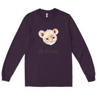 Plum lion cute animals Long Sleeve Tee - RanaPortraitStore