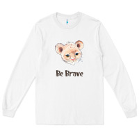 White lion cute animals Long Sleeve Tee - RanaPortraitStore