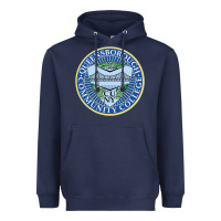 Navy 5000px queensboroughcc Heavyweight Hoodie - linhVisuals