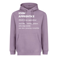 Lavender hvac apprentice t shirt Heavyweight Hoodie - linhVisuals