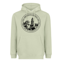 Matcha brooklyn college seal Heavyweight Hoodie - linhVisuals