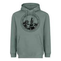 Sage brooklyn college seal Heavyweight Hoodie - linhVisuals