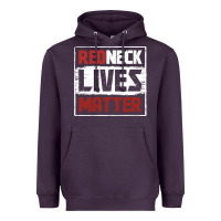 Redneck Lives Matter Distressed Heavyweight Hoodie | Teevron