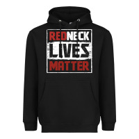 Black redneck lives matter distressed Heavyweight Hoodie - linhVisuals