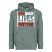 Sage redneck lives matter distressed Heavyweight Hoodie - linhVisuals