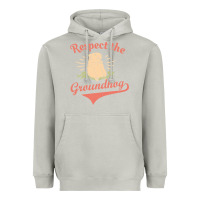 Moon Dust respect the groundhog happy groundhog day vintage Heavyweight Hoodie - linhVisuals