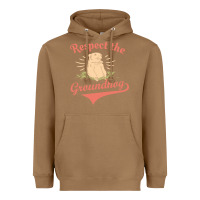 Toasted Coconut respect the groundhog happy groundhog day vintage Heavyweight Hoodie - linhVisuals
