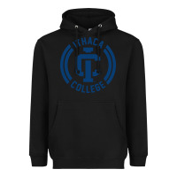 Black ithaca college bombers Heavyweight Hoodie - linhVisuals