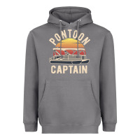 Storm retro pontoon captain of the boat funny river cruising gift for pontoo Heavyweight Hoodie - linhVisuals
