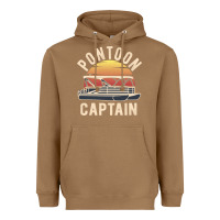 Toasted Coconut retro pontoon captain of the boat funny river cruising gift for pontoo Heavyweight Hoodie - linhVisuals