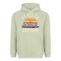 Matcha retro pontoon captain of the boat funny river cruising gift for pontoo Heavyweight Hoodie - linhVisuals
