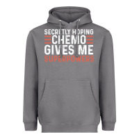 Storm secretly hoping chemo gives me superpowers cancer awareness gifts Heavyweight Hoodie - linhVisuals