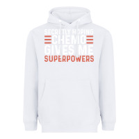 White secretly hoping chemo gives me superpowers cancer awareness gifts Heavyweight Hoodie - linhVisuals