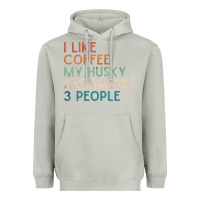 Moon Dust siberian husky dog i like coffee my husky and maybe 3 people vintage d Heavyweight Hoodie - linhVisuals