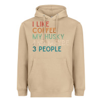 Mushroom siberian husky dog i like coffee my husky and maybe 3 people vintage d Heavyweight Hoodie - linhVisuals