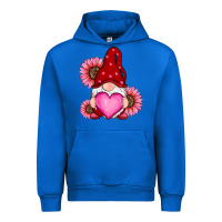 Cobalt valentine's day with sunflowers gnomes Urban Hoodie - RanaPortraitStore
