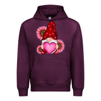 Mauve Wine valentine's day with sunflowers gnomes Urban Hoodie - RanaPortraitStore